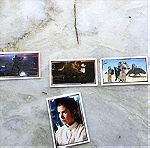  Χαρτάκια αυτοκόλλητα παλιά tops Star Wars 4 τμχ..