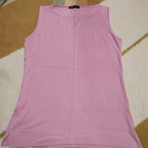 Point Virgule Sleeveless Shirt like new, size M, pink-lilac