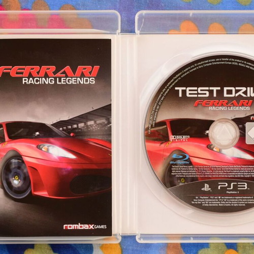 Test Drive: Ferrari Racing Legends PS3 game like new