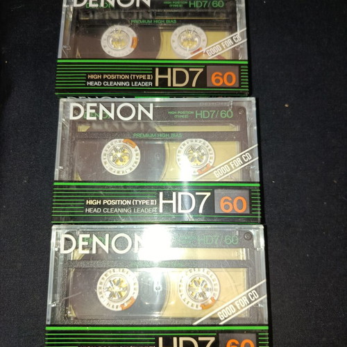 Κασέτες ήχου Denon HD7 60 πακέτο 3 σαν καινούργιες