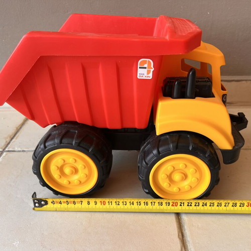 Set of large children's construction trucks like new