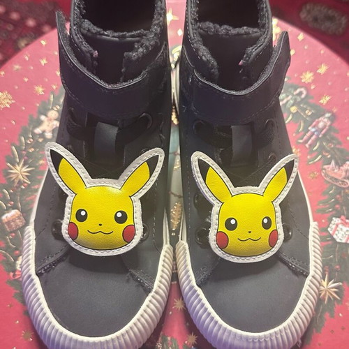 Pokemon H&M sneakers size 29 like new, gray