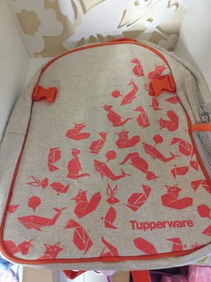 Tupperware backpack new