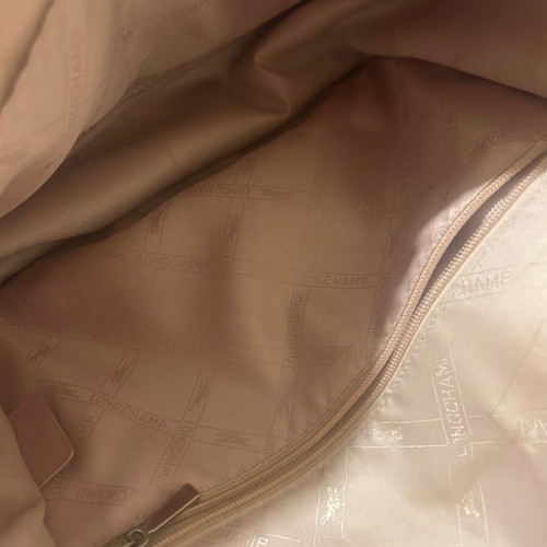 Longchamp leather bag used, pink, 30x21x10 cm