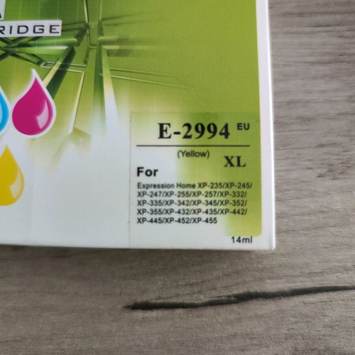 Epson E-2991 E-2992 E-2993 E-2994 XL ink cartridges new, set of four