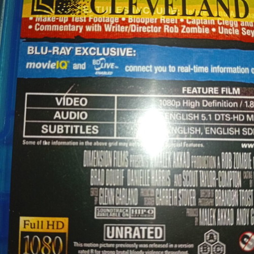 Halloween 2 Blu-Ray like new, English edition with subtitles