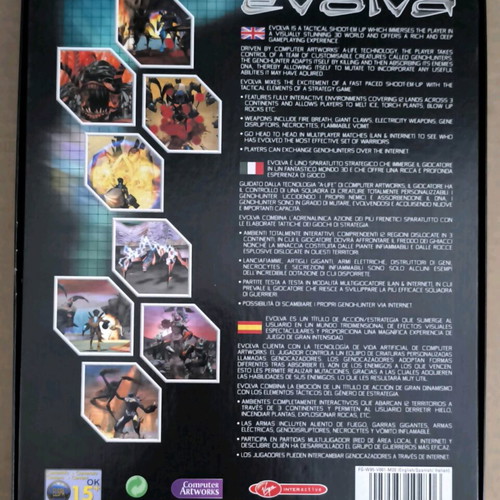 Evolva PC CD-ROM like new, Big Box