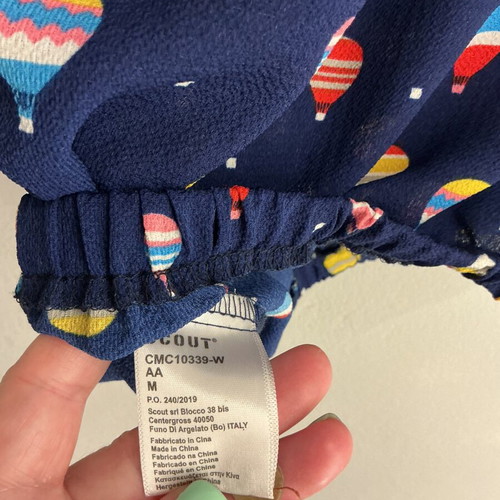 Crop Shirt M new, colorful balloon print