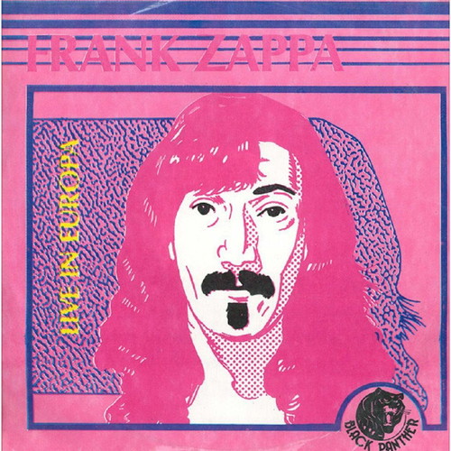 Frank Zappa Live In Europa LP like new, Private Press