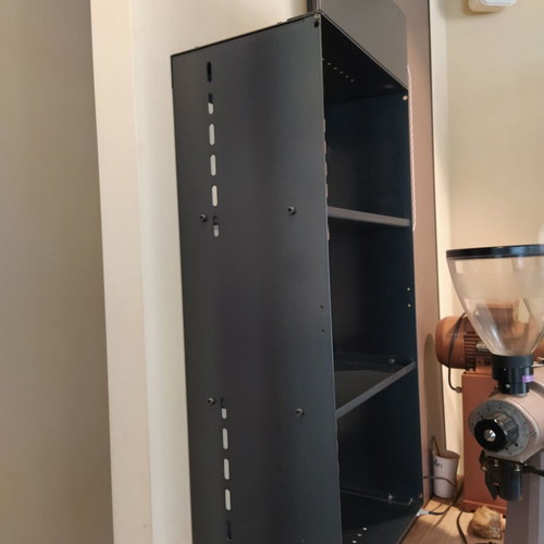 Metal shelves used, 2 pieces, dimensions 80x40x25