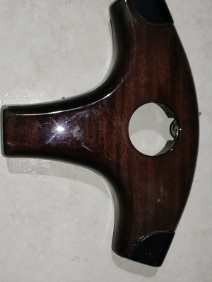 Wooden momo steering wheel cover used