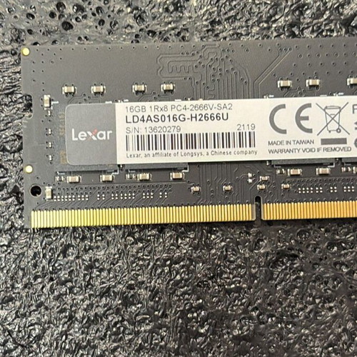 Lexar 16GB DDR4 SO-DIMM RAM like new, PC4-2666V, CL-19