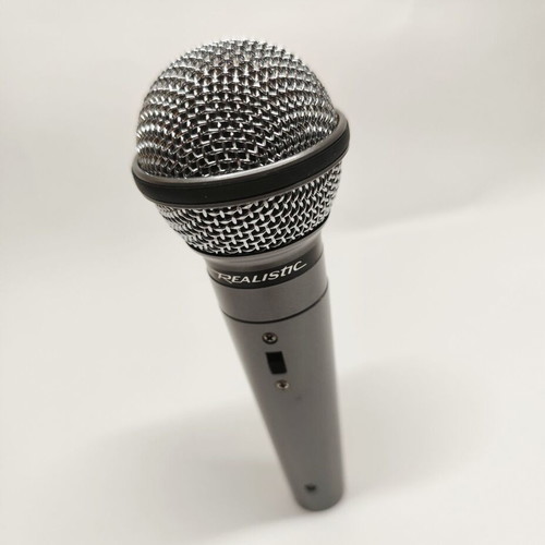 Realistic Highball 33-984A dynamic microphone used, vintage Japan