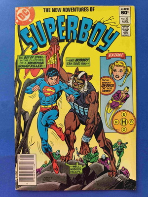 The New Adventures of Superboy 32 comic used
