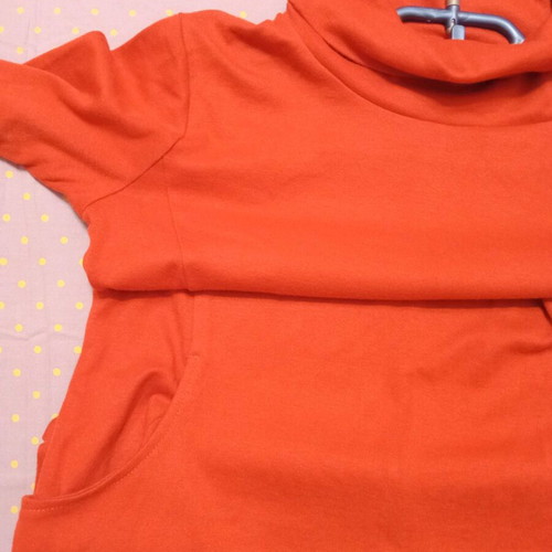 Makó dress medium new, red with buttons and pockets