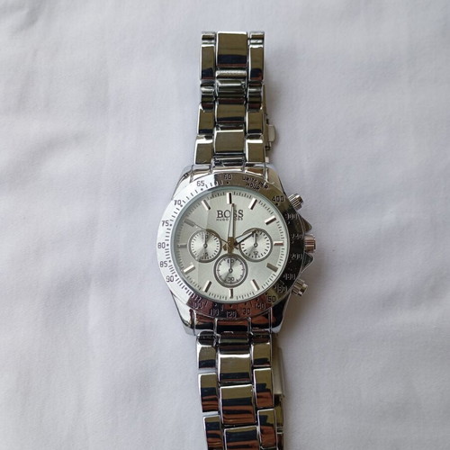 Hugo Boss Chronograph Watch Silver Black like new
