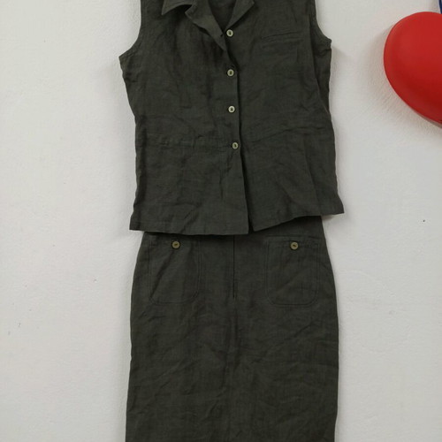 Skirt with blouse used summer set