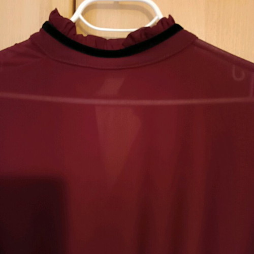 Women's midi dress burgundy like new, size medium