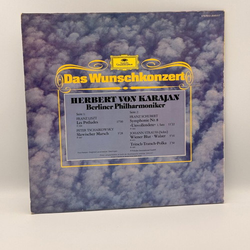 Herbert von Karajan Das Wunschkonzert vinyl record used