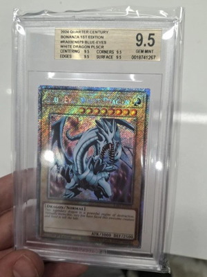 Blue-Eyes White Dragon 2024 Quarter Century Bonanza 1st Edition GEM MINT