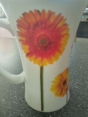Konitz XL Mug bone china floral design like new
