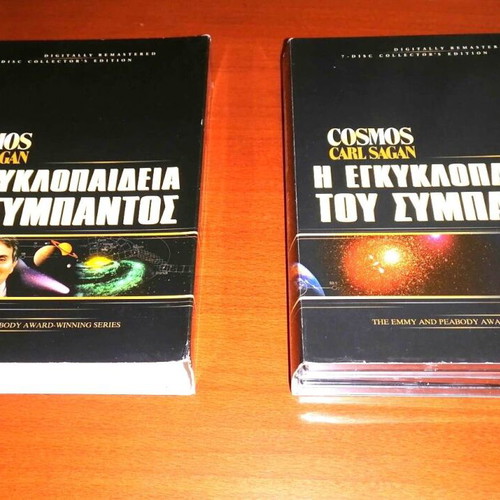 Cosmos Carl Sagan The Encyclopedia of the Universe DVD set 7 like new