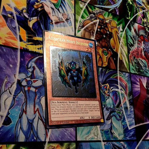 Atlantean Heavy Infantry RA04 Prismatic Ultimate Rare Yu-Gi-Oh! card