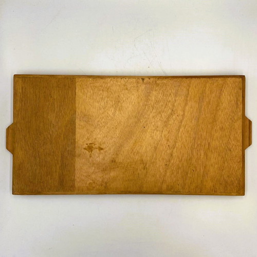 Vintage Handmade Wood Carved Tray Like New, Traditional Folk Art