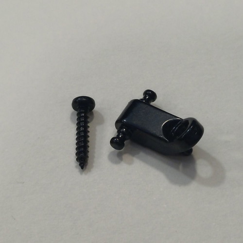 Roller String Tree Guitar String Guide with Screw and Anti-Rotation Pin, black