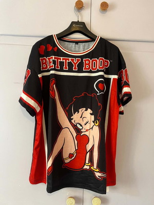 Betty Boop T-shirt plus size 1XL καινούργια, oversized εφαρμογή