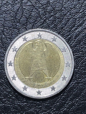 2 euro 2019 like new with numismatic value, minted in Germany