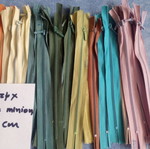 Lot of 44 ZAMA Minion metal zippers 16 cm, assorted colors