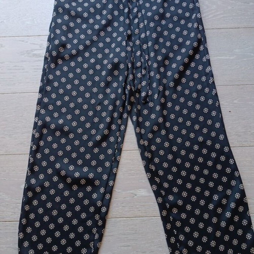 Zara palazzo pants size M 38 10 black and beige new