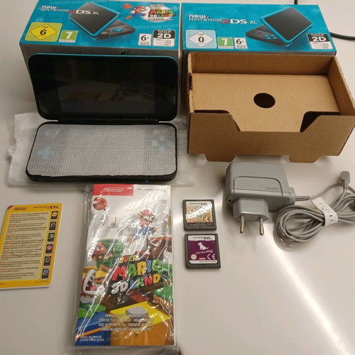 New Nintendo 2DS XL Limited Edition console with 4 games