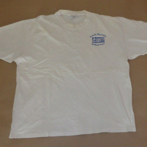Hellas Olympic Team Softball T-Shirt Athens 2004 commemorative