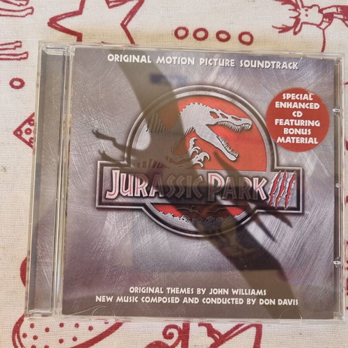 Jurassic Park III Original Soundtrack CD like new, classic