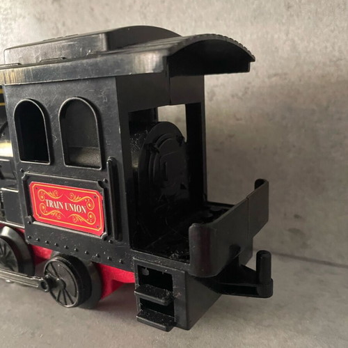 Train wagon used plastic decorative 23 cm