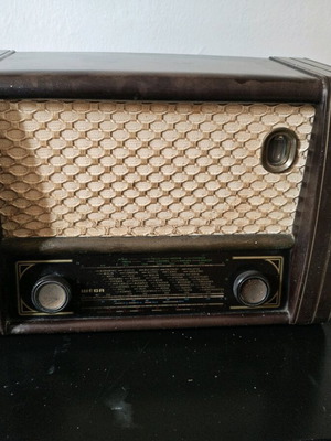 Wega Bamberg L radio used, German antique