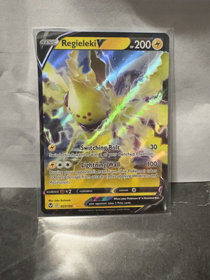 Regieleki V #057 Silver Tempest Pokémon card like new