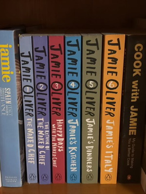 Jamie Oliver cooking book collection like new, English