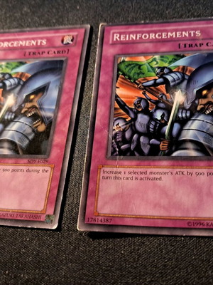 2 κάρτες reinforcements Yu-Gi-Oh