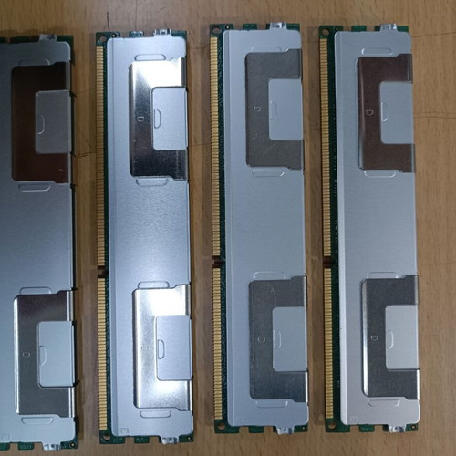 Server RAM PC3L‑8500R set 4×8GB Samsung DDR3 ECC Registered used