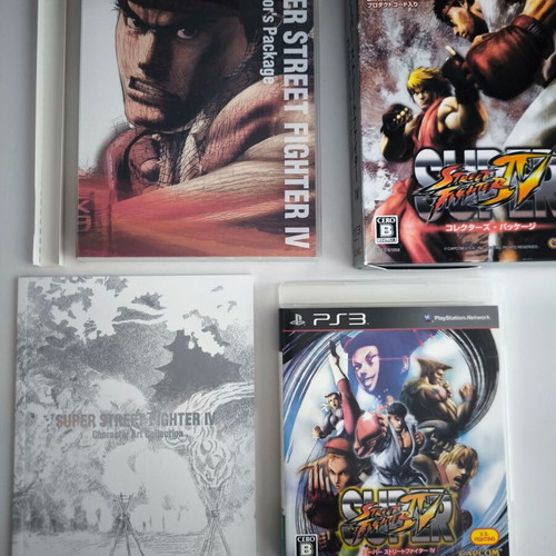 Super Street Fighter IV Collector's Package Limited Edition PS3 game like new