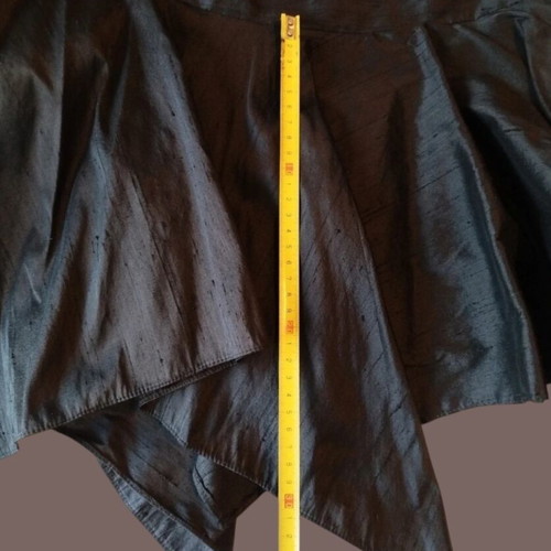 Charly black asymmetrical skirt like new, size S