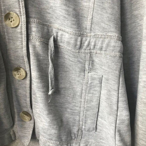 Aggressive hoodie jacket grey melange like new, size L