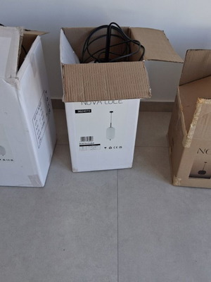 Nova Luce modern ceiling lights, set of 3
