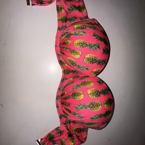 Swimsuit used, size M, pink and yellow