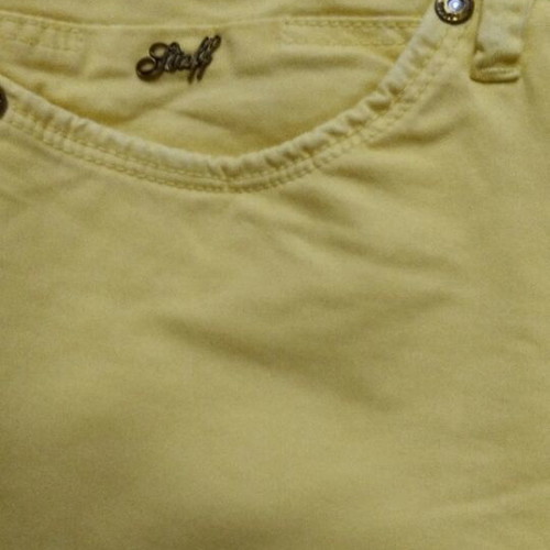 Staff Snizzy cotton jeans like new, yellow, skinny fit