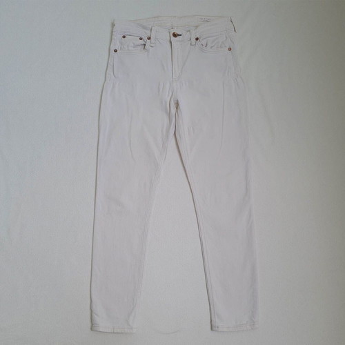 Rag & Bone Cate Mid Rise Ankle Skinny Jeans white, like new, size W27 L27