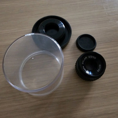 Meopta lens for film printer used, darkroom